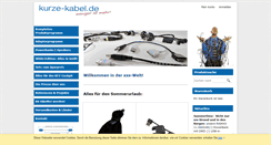 Desktop Screenshot of kurze-kabel.de